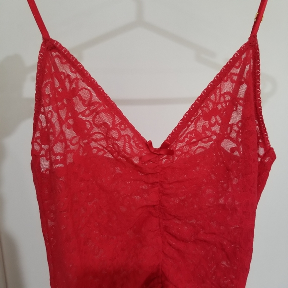 Victoria's Secret The Lacie set lingerie red Small - Picture 3 of 10